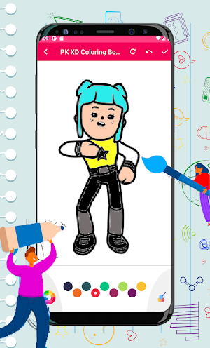 PK Xd Coloring Book Screenshot 1