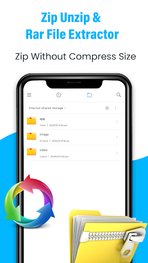 Zip Unzip & Rar File Extractor Screenshot 1