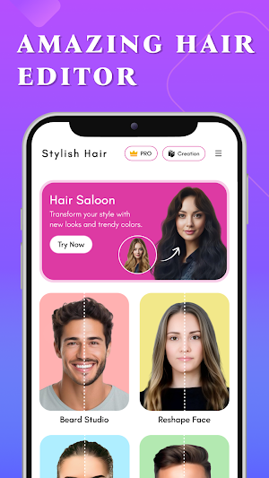 Hair Color Changer : AI Hair Screenshot 2