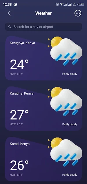 AmoTech Weather Screenshot 2
