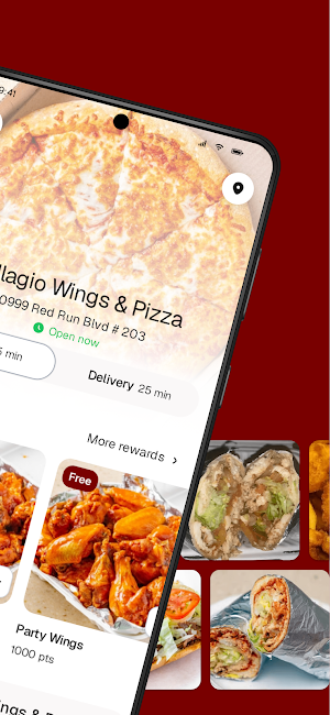 Bellagio Wings & Pizza Screenshot 1