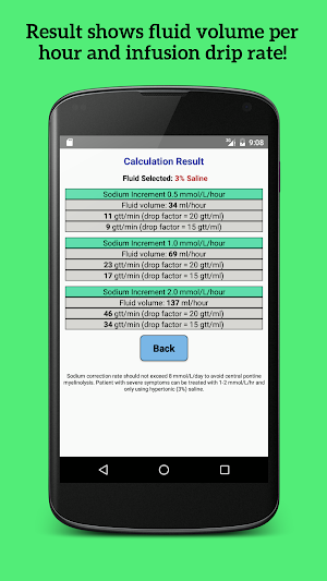 Hyponatremia Correction Calculator: Sodium Tracker Screenshot 1