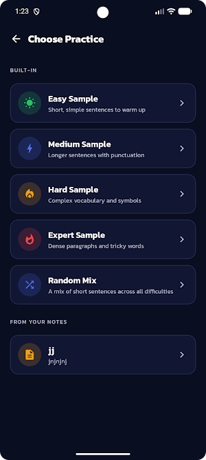 Notepad for Typing Practice Screenshot 3