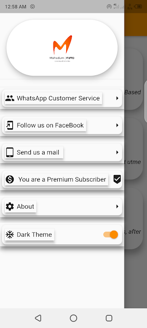FUTO Post UTME App - mahadum Screenshot 1