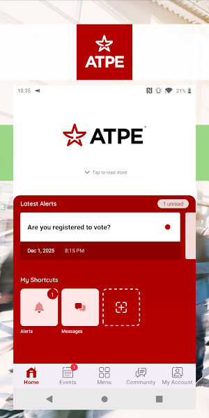 ATPE Mobile App Screenshot 0