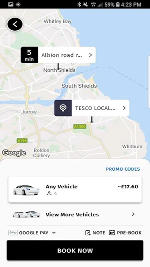 Richmond Taxis Screenshot 2