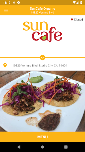 Suncafe Ordering Screenshot 0