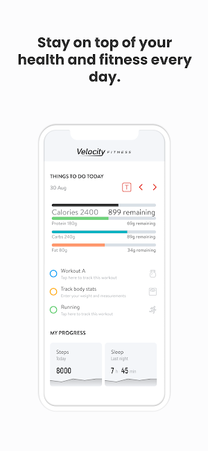 Velocity Fitness UK Training Screenshot 3