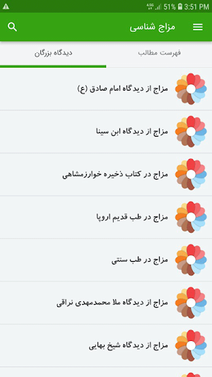 مزاج شناسی Screenshot 2