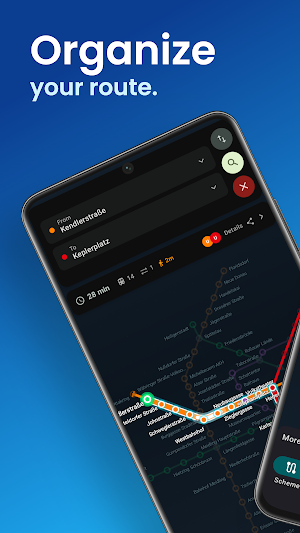 Vienna Metro Map U-Bahn Plan Screenshot 0