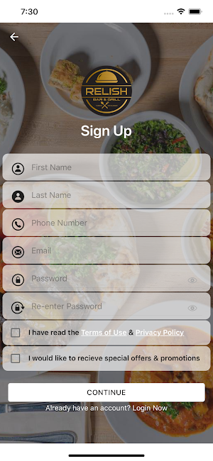 Relish Restaurant Screenshot 3