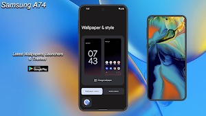 Samsung A74 Launcher Wallpaper Screenshot 0