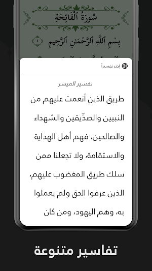 القرآن الكريم كامل مع تفسير Screenshot 3