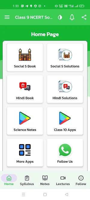 Class 9 Maths NCERT Solution Screenshot 1