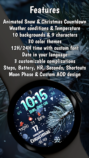 Christmas Countdown Weather Screenshot 2