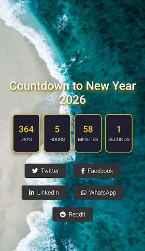 New Year Countdown 2026 Screenshot 1