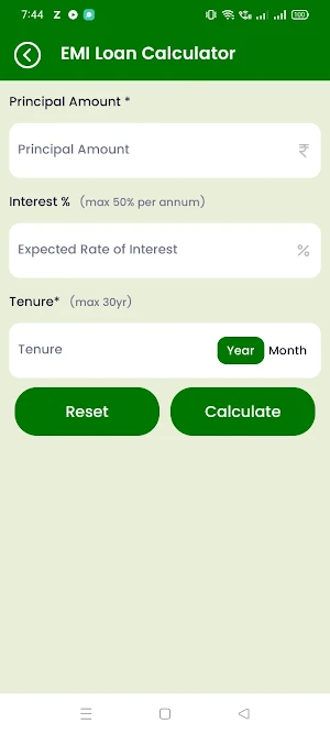 LoanTool - Loan EMI Calculator Screenshot 3