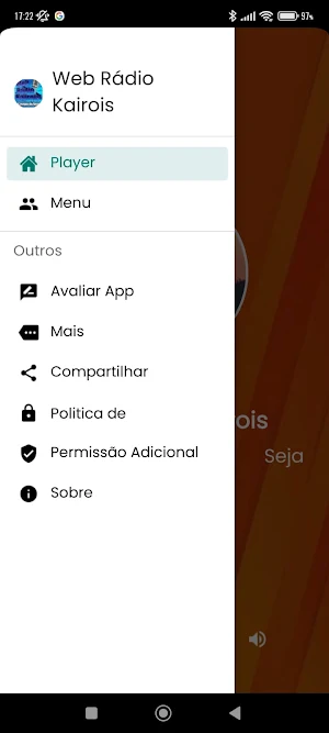 Web Rádio Kairóis Screenshot 1