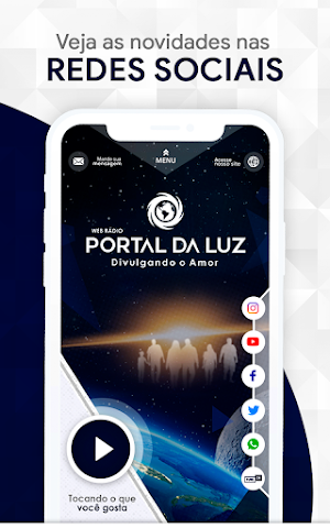 Web Rádio Portal da Luz Screenshot 1