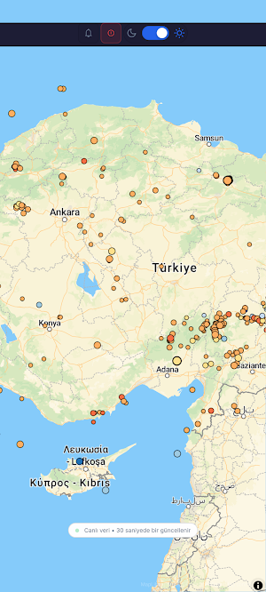 Sismik Harita Screenshot 1