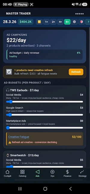 Master Trader: E-Commerce Sim Screenshot 2