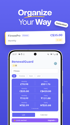 RenewalGuard Screenshot 3