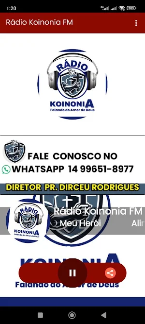 Rádio Koinonia FM Screenshot 2