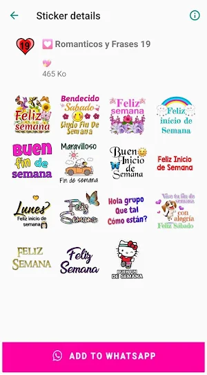 Stickers de Amor para WhatsApp Screenshot 3