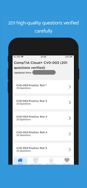 CompTIA Cloud+ CV0-003 2023 Screenshot 0