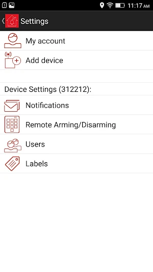 My Home Alarm Screenshot 3