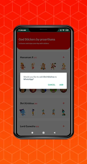 God Stickers Screenshot 2