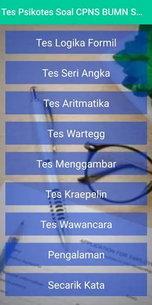 Tes Psikotes Soal CPNS BUMN Swasta Screenshot 1