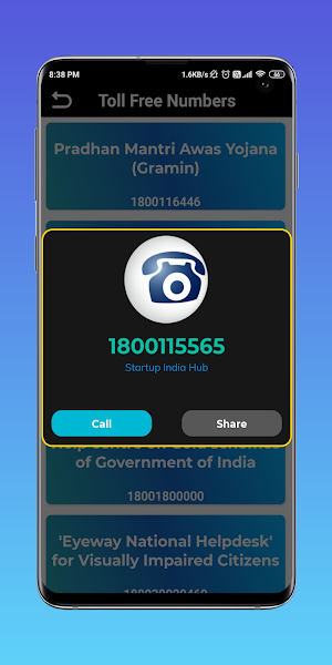 Tollfree India Screenshot 3