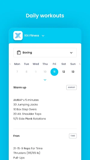 10X Fitness Screenshot 3