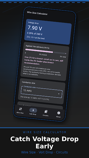 Wire Size Calculator Screenshot 1