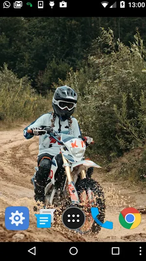 motorcycle girl wallpaper Screenshot 1
