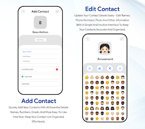 Contact : Phone Dialer & Calls Screenshot 1