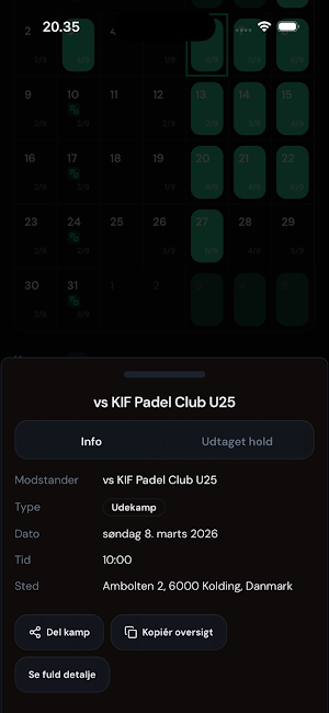Padel+ Screenshot 2