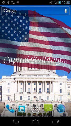 US Flag Live Wallpaper Screenshot 1