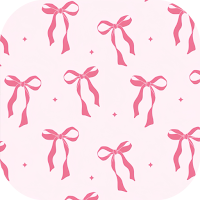 Cute Pink Bow Wallpaper