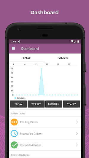 Delivery Boy Mobile Application for WooCommerce Screenshot 1