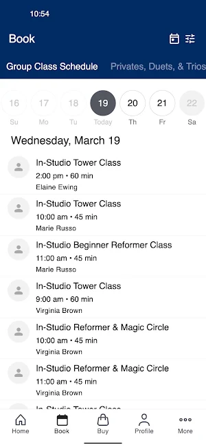 Rhinebeck Pilates Screenshot 1