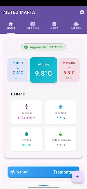 Meteo Marta Screenshot 0
