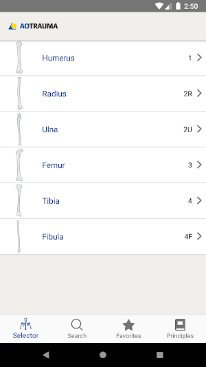 AO/OTA Fracture Classification Screenshot 0