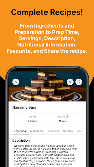 Canadian Food Recipes Screenshot 1