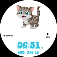 Cat 3D Watch Face