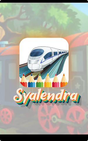 Coloring Fast Train Screenshot 2