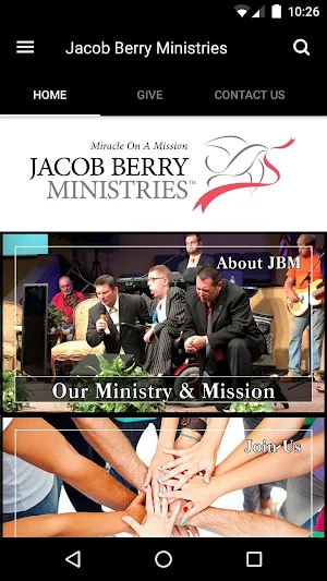 Jacob Berry Ministries Screenshot 0