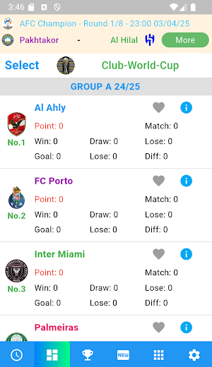 Club World Champions Cup Screenshot 1
