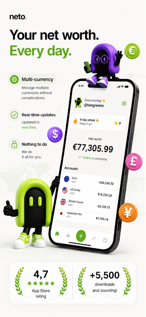 Neto: Money & Net Worth Screenshot 3